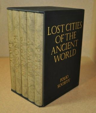 5 Volume Set Lost Cities Of The Ancient World In Slipcase Folio Society