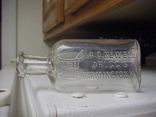 A.  C.  Newell - Druggist - Farmington,  N.  H.  - Hampshire Pharmacist Bottle