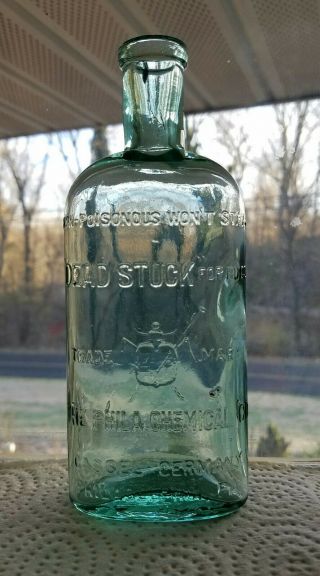 1890 Bottle ‘dead Stuck’ For Bugs The Philadelphia Chemical Co.  Philadelphia,  Pa.