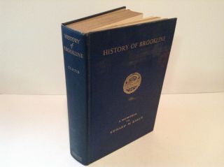 History Of Brookline,  Ma,  John Gould Curtis,  1933,  Hardback