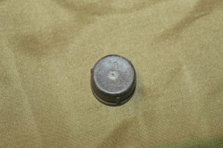 Ww2 German Army Issued Black Rubber K98 Muzzle Cover,  Unsued
