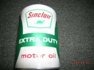 Sinclair Extra Duty Motor Oil Can