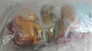 Garfield Complete Set Of 6 Burger King Kids Meal Toys 2006 From Movie