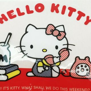 Hello Kitty Square Pen Case Cosmetics Pouch 45 Anniversary Sanrio 2