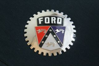 Ford Grille Badge License Plate Topper Accessory Truck Fairlane Falcon Deluxe