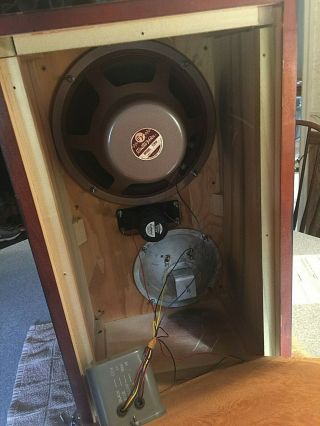 Vintage 12bw Electro Voice 12 " Speaker & T35b Tweeter,  Plain Speaker 25 " Cabinet