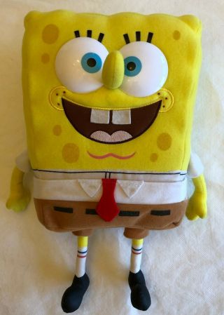 Vintage Sponge Bob Square Pants Plush With Removable Square Pants :) 9.  5 " X 7.  5 "