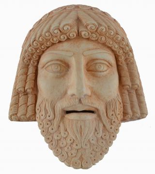 Zeus Small Mask - Ancient Greek Theatre - King Of The Olympians