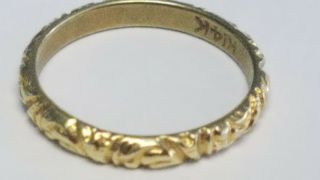 Vintage Solid 14 K Gold Baby Ring