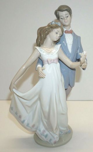 1995 Lladro Figurine Now And Forever 7642 (man & Woman Dancing) W/box