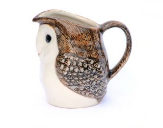 Barn Owl Cream Jug By Quail Pottery Collectable Creamer Small Jug Gift Boxed