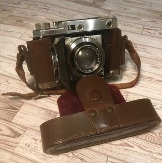 Vintage Kodak Retina Ii With Leather Case
