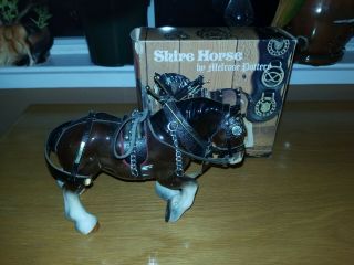 English Melrose Horse And Box