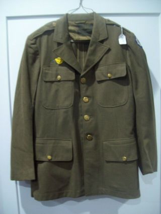 Wwii Us Army Enlisted Dress Jacket 9th Service Command