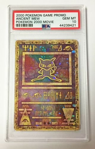 Pokemon Card - Psa 10 Ancient Mew - Black Star Promo - Gem Mt - Psa10