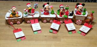 2016 Hallmark Disney Christmas Express Complete Set Without Track