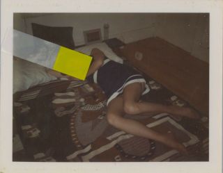 4 Vintage Private Polaroid Kinky Swinger Erotica Amateur Nude Mature Wife 1960 