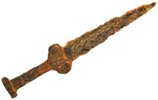 Rare Ancient Authentic Roman Scythians Viking Iron Battle Sword Akinak 2 - 1 ВС