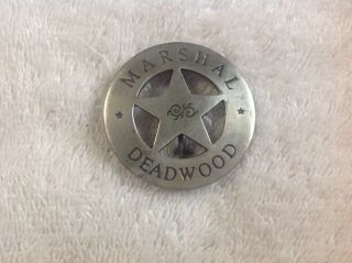 Vintage Marshal Deadwood Badge