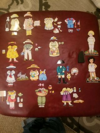 Mary Engelbreit Magnetic Paper Doll House,  2 Dolls,  & OVER 100 ACCESSORIES 2