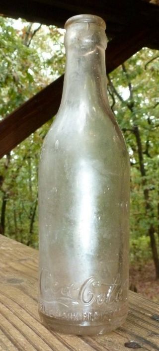 Georgia Coca Cola Bottle - Straight Side - Heel Script - Rome - Hand Blown - C.  1910s