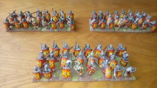 72 Imperial Roman 28mm Metal Painted Ancient Wargames Figures.