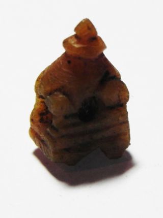 Zurqieh - As5079 - Ancient Egypt,  Alabaster Amulet.  Kingdom 1400 - 1100 B.  C