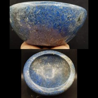 Roman Ancient Rare Unique Lapis Lazuli Stone Lovely Bowl