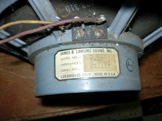 Vintage JBL Jim Lansing D 208 8 ohm 8 
