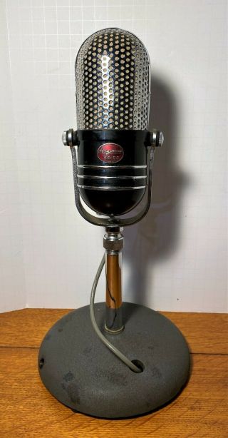 Vintage Argonne Ar - 57 Microphone With Stand