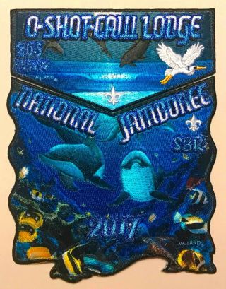 Oa O - Shot - Caw Lodge 265 South Florida 2017 Jamboree Flap Fish Wyland Art 2 - Patch