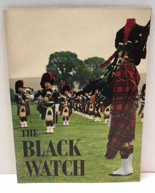 S Hurok The Black Watch 1963 Program Pipes & Drums Regimental Band & Dancers Uk