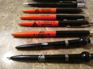 Allis Chalmers dealer WF Weigley Wooster Ohio pen pencil mechanical 13 total 3