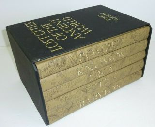 Lost Cities Of The Ancient World: Set of 5 Books: Folio Society in Slipcase. 3