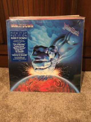 Judas Priest Ram It Down 1988 Album Vinyl Record Lp