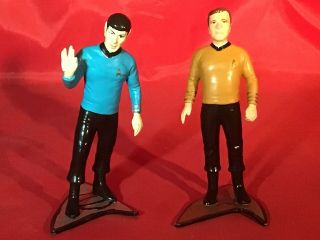 4” Star Trek Figurine Kirk And Spock