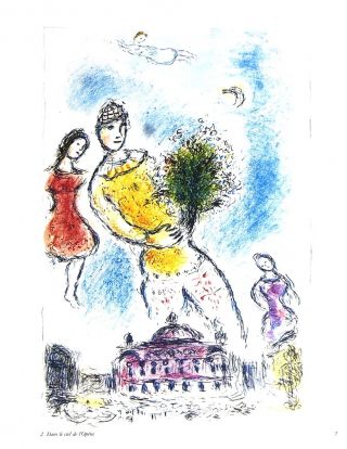 Marc Chagall - Dans Le Ciel De L 