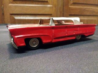 1958 Lincoln Sedan Car Friction Tin Toy Japan Vintage And Collectable