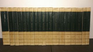 Vintage The World Book Encyclopedias Complete Set A - Z 1968 20 Vol.  Hardcover Set