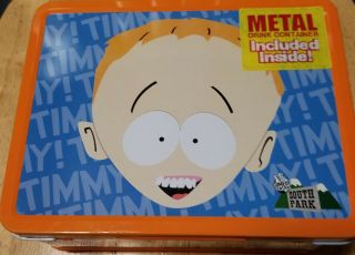 South Park Timmy Metal Lunch Box And Thermos Set Collectible Neca Tin 2001