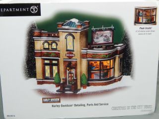 Dept 56 Christmas In The City Harley Davidson Detailing Parts And Service