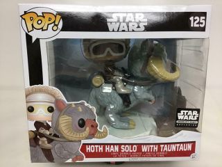 Funk0 Pop 125 Star Wars Hoth Han Solo With Tauntaun - Smugglers Bounty Excl