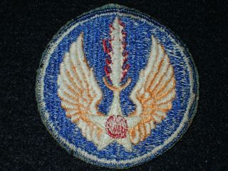 WW2 US Army Air Force in Europe USAF Transitional SSI Shoulder Patch Early Mfg. 2