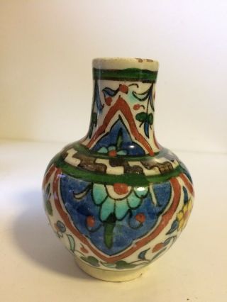 Antique Islamic Middle Eastern Little Potery Vase