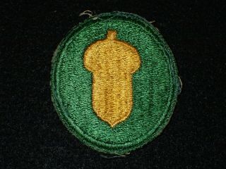 Ww2 Us Army 87th Acorn Infantry Division Ssi Shoulder Patch Insignia,  Ardennes