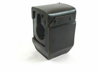 Vintage Rollei Rolleiflex Sl66 Black Leather Camera Case Germany