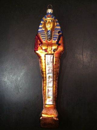 Christopher Radko 1998 Cheops Glass Ornament Mysteries Of Ancient Egypt King Tut