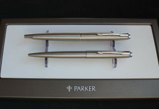 Vintage Flighter Parker 45 Set Fountain Pen Ballpoint Pen Boxed