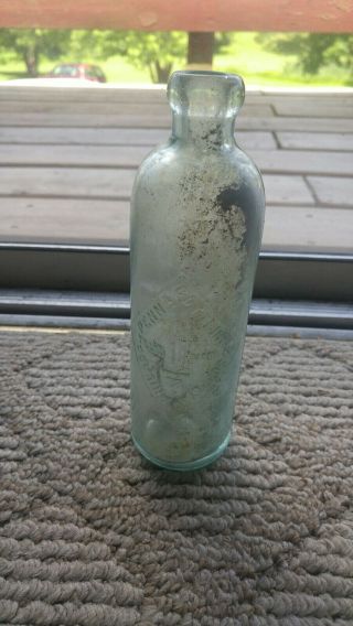 Embossed Penna & Supply Co Philadelphia Bottle W/stopper 1800 