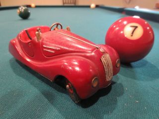 Vintage Schuco Examico 4001 Wind Up Tin Toy Car,  Us - Zone Germany